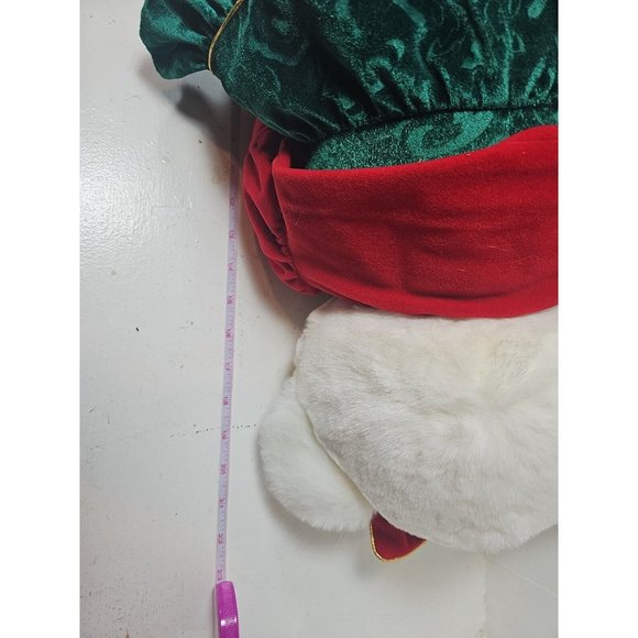 Vintage TB Toys Trading 2001 Christmas Bears Plush 20" Couple Boy Girl Holidays - Picture 5 of 5